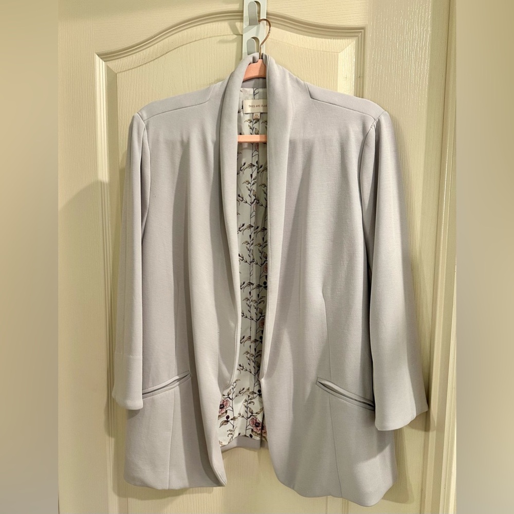 Light lavender/grey blazer, XXL